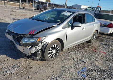 2014 Honda Civic Lx из США, поврежденный, VIN 19XFB2F57EE231270